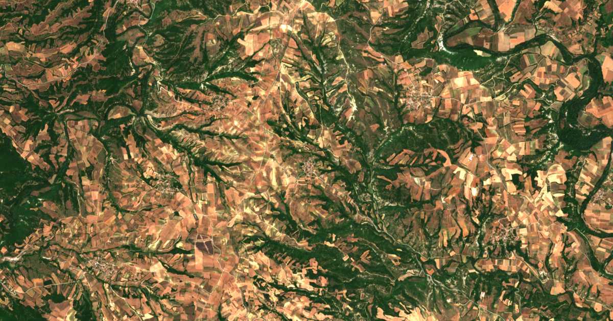 Satellitenkarte von Velanidiá
